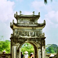 Buy canvas prints of Vietnamese Archway by Nathalie Hales