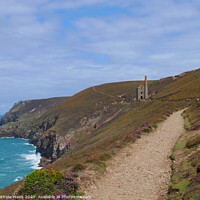 Buy canvas prints of Wheal Coates Tin Mine, Cornwall by Nathalie Hales