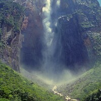 Buy canvas prints of Angel Falls, Venezuela by Nathalie Hales