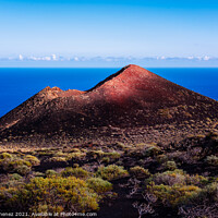 Buy canvas prints of Volcano cinder cone in the Island of La Palma by Juan Jimenez