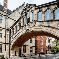 Buy canvas prints of New College Lane and Bridge of Sighs in Oxford by Juan Jimenez