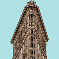 Buy canvas prints of Flatiron Building in New York a cloudy day by Juan Jimenez