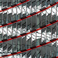 Buy canvas prints of Modern architecture repetition by Juan Jimenez