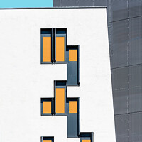 Buy canvas prints of Modern architecture abstract minimalist building by Juan Jimenez