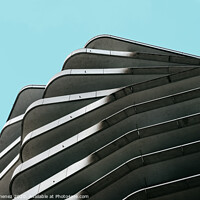 Buy canvas prints of Abstract minimnal architecture against sky by Juan Jimenez