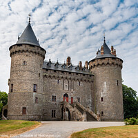 Buy canvas prints of The Medieval Castle of Combourg in Brittany by Juan Jimenez