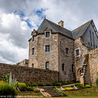 Buy canvas prints of The Abbey of Beauport in French Brittany by Juan Jimenez