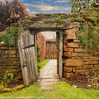 Buy canvas prints of Walled Garden  by Holly Burgess