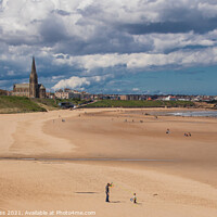 Buy canvas prints of Longsands Beach Tyne and Wear North East by Holly Burgess