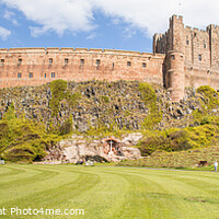Buy canvas prints of Bamburgh Castle by Holly Burgess