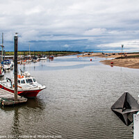 Buy canvas prints of Tranquil Dawn over Wells Harbour by Holly Burgess