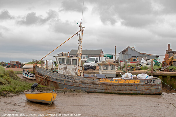  Brancaster Staithe. Norfolk  Picture Board by Holly Burgess