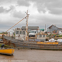 Buy canvas prints of  Brancaster Staithe. Norfolk  by Holly Burgess