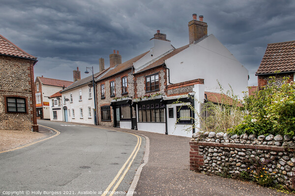 Coastal Charm: Sheringham Street, Norfolk Picture Board by Holly Burgess