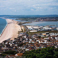 Buy canvas prints of Enthralling Shingle Splendour: Chesil Beach Dorset by Holly Burgess