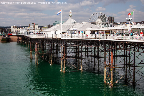 Brighton Pier or known as Brighton Palace pier Picture Board by Holly Burgess