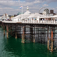 Buy canvas prints of Brighton Pier or known as Brighton Palace pier by Holly Burgess