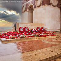 Buy canvas prints of Echoes of Bravery: Thiepval's War Remembrance by Holly Burgess