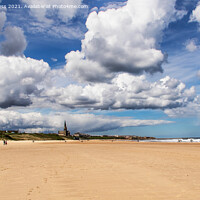 Buy canvas prints of Tranquil Tynemouth: A Coastal Symphony North East by Holly Burgess