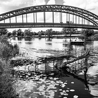 Buy canvas prints of Iron Bridge Derbyshire on the Trent  by Holly Burgess