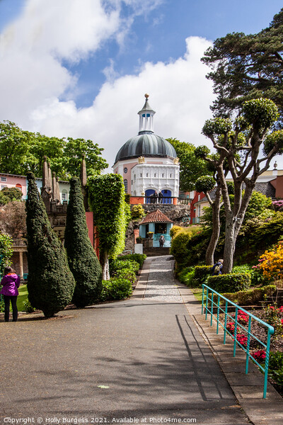 Portmeirion Wales Picture Board by Holly Burgess