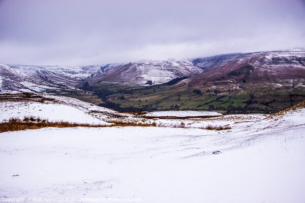 Winter's Embrace in Edale, Derbyshire Picture Board by Holly Burgess