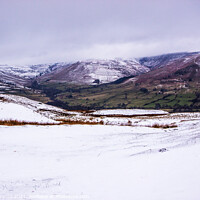 Buy canvas prints of Winter's Embrace in Edale, Derbyshire by Holly Burgess