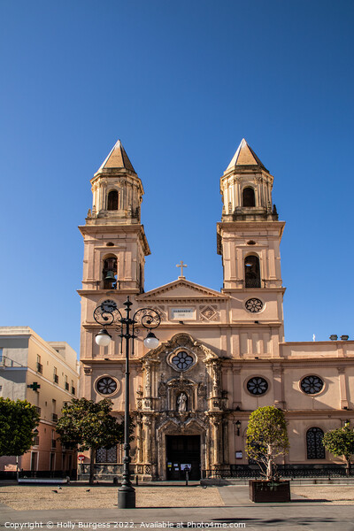 Captivating San Antonio Cathedral, Cadiz Picture Board by Holly Burgess