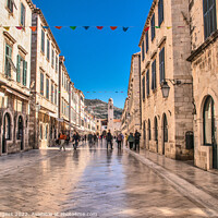 Buy canvas prints of 'Historic Stradun: Heartbeat of Dubrovnik' by Holly Burgess