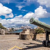 Buy canvas prints of Enthralling Glimpse of Ponta Delgada by Holly Burgess