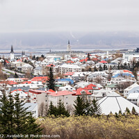 Buy canvas prints of Reykjavik Iceland city,  by Holly Burgess