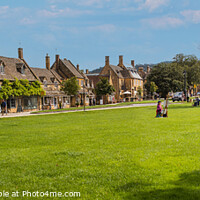 Buy canvas prints of Broadway in Cotswold beautiful artist village  by Holly Burgess