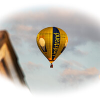 Buy canvas prints of Skyward Journey in a Hot Air Balloon by Holly Burgess