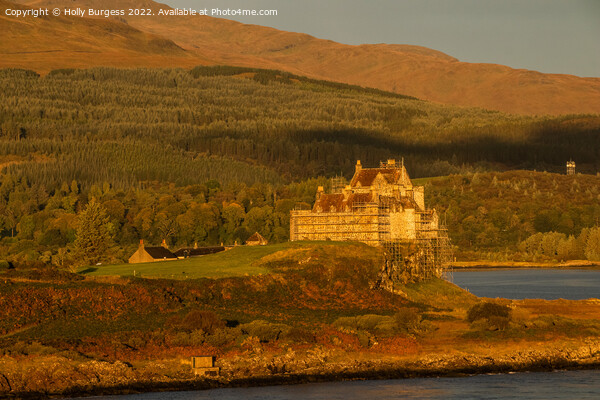 Duart Castle on the Isle of Mull  Picture Board by Holly Burgess