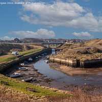 Buy canvas prints of Seaton Sluice small village in Northumberland where you can buy the best fish and chips  by Holly Burgess