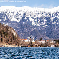 Buy canvas prints of Serene Slovenian Sanctuary: Lake Bled by Holly Burgess