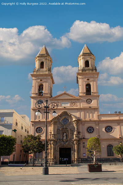 "Andalusian Splendour: Cádiz's Iconic Cathedral" Picture Board by Holly Burgess
