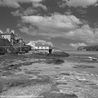 Buy canvas prints of Monochrome Captures of Anglesey's Timeless Charm by Holly Burgess