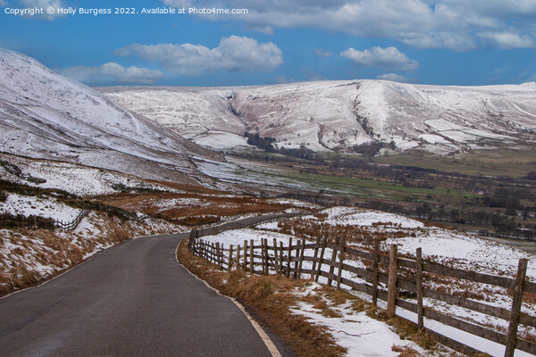 Dramatic Winter Scenery: Edale, Derbyshire Picture Board by Holly Burgess