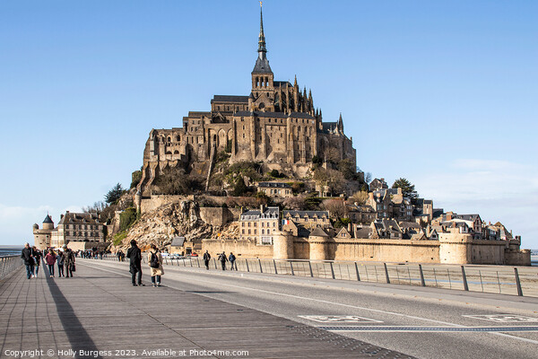 Mont Saint-Michel France Normandy Picture Board by Holly Burgess