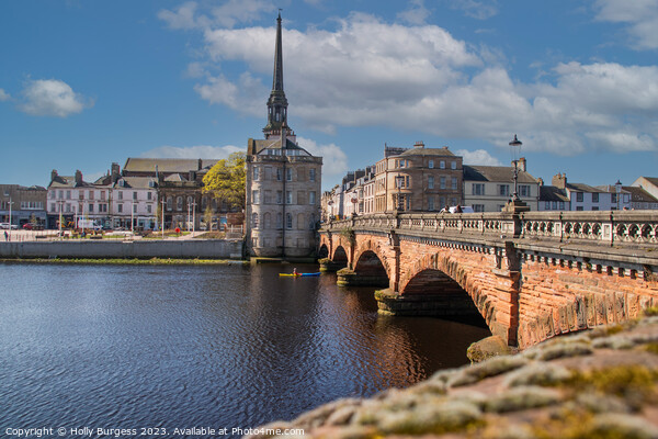 Ayrshire town hall and new bridge  Picture Board by Holly Burgess
