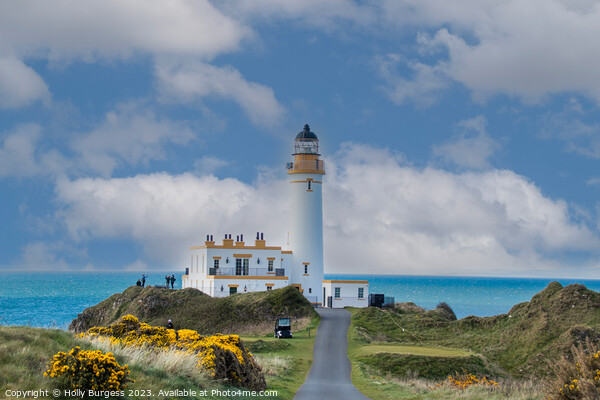 'Turnberry Lighthouse: A Scottish Coastal Beacon' Picture Board by Holly Burgess