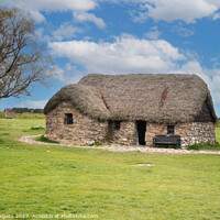 Buy canvas prints of Echoes of Culloden: Leanach Cottage's Stirring Pas by Holly Burgess