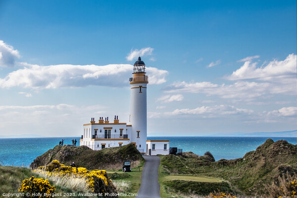 Iconic Turnberry Lighthouse: A Beacon of Scotland' Picture Board by Holly Burgess