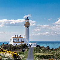 Buy canvas prints of Iconic Turnberry Lighthouse: A Beacon of Scotland' by Holly Burgess