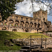 Buy canvas prints of Echoes of Augustinian Magnificence Jedburgh  by Holly Burgess