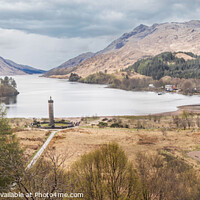 Buy canvas prints of Glenfinnan Monument: A Salute to Scottish Loyalty by Holly Burgess