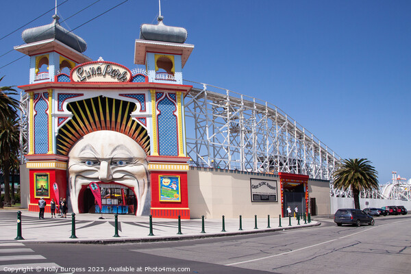 Luna Park, Melbourne Picture Board by Holly Burgess