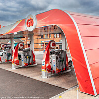 Buy canvas prints of Belfast Fuel Station Revamp by Holly Burgess