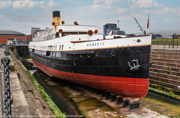 Historic SS Nomadic: Belfast's Maritime Marvel Picture Board by Holly Burgess